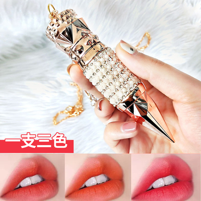 李佳琪推荐女王权杖口红罗卜丁一支三色变色不脱不掉色持久不沾杯