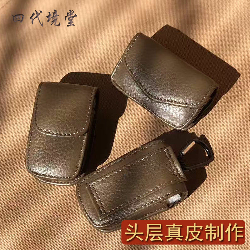 耐磨小巧轻长辈折叠式老花镜盒