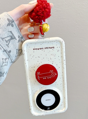 红色泼墨腊肠狗狗支架适用vivox100手机软壳x80/x70/x60/x50潮x90/x30/x27女x23简约s15/s12/s10软可s9女y76s