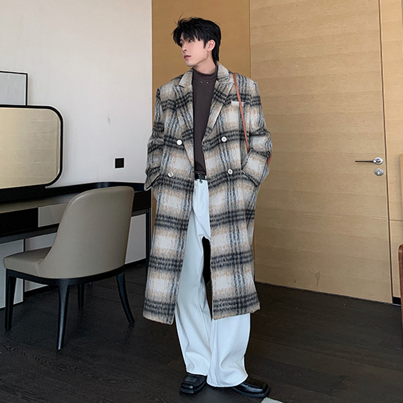 Hualun中长款冬季毛呢大衣
