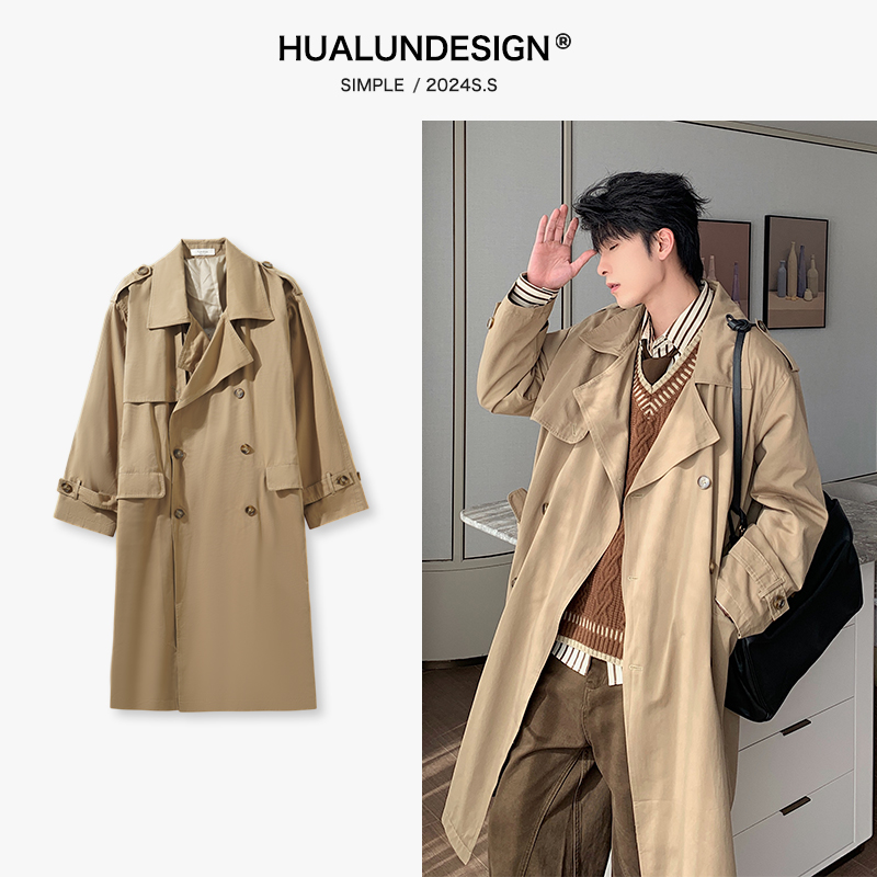 Hualun中长款春秋大衣
