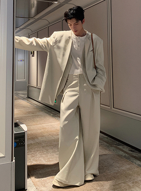 一轩轩轩hlds【春日焦点】春季假两件休闲西服西装外套套装男生