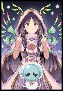 宣告者的神巫游戏王现货镭射款妹套桌游卡牌保护卡套官套材料尺寸