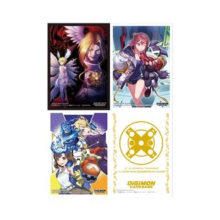 数码宝贝官方卡套 DTCG 60张/包光明兽/优希/有纱&薇奥莱特/X抗体