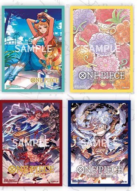 OPCG海贼王航海王官方卡套三船长娜美路飞尼卡恶魔果实6692宝可梦