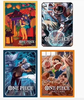 OPCG海贼王航海王官方卡套润媞/路飞3兄弟/白胡子/雷利6692宝可梦