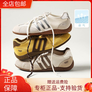 E2L4 国内专柜正品 圆头平跟休闲女鞋 百丽赛车德训鞋 E2L4D 2026夏款