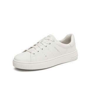 2024秋季 天美意百搭舒适平底小白鞋 运动板鞋 女休闲鞋 COL26CM4 新款