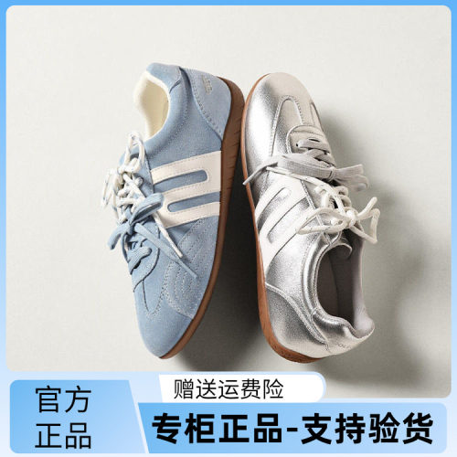 百丽2026夏款女赛车鞋双鞋带