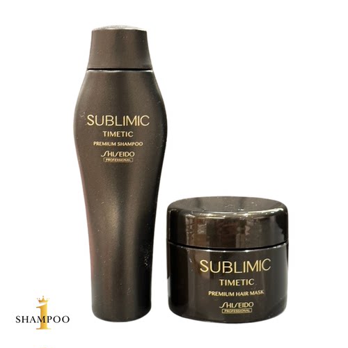 Shiseido Professional 奢华黑钻洗发露50ml+深层修护发膜45g进口
