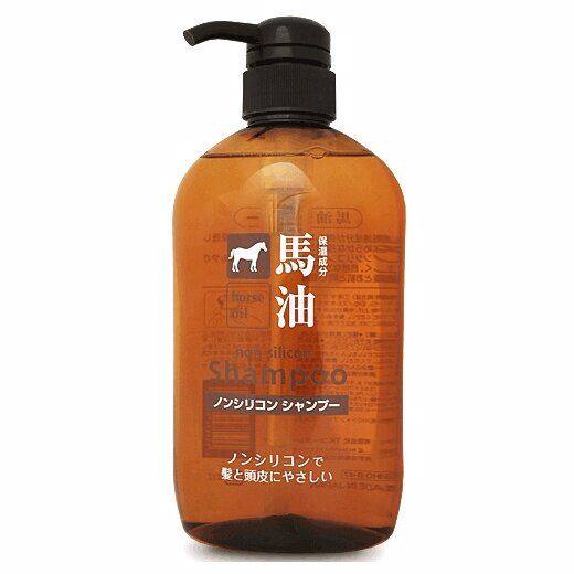 熊野油脂 马油无硅保湿洗发露600ml滋润香港进口植物精华护发精油