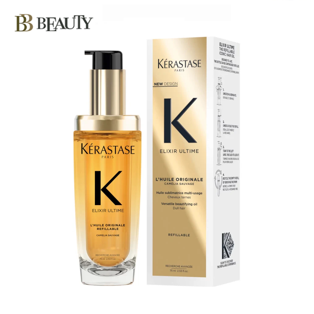 KERASTASE 卡诗鎏光山茶花护发精油极致全效修护精华升级版75毫升