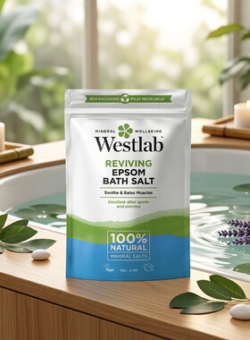 英国Westlab - 100% 天然浴盐 平行进口1kg舒缓
