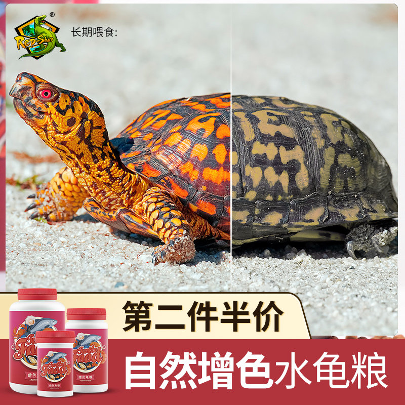 Rep-shop超级增色龟粮金钱龟蛋龟黄喉水龟半水龟super发色龟粮