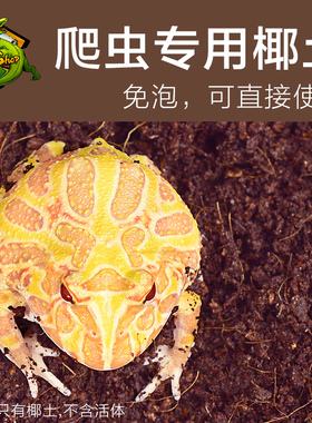 爬宠箱垫材爬虫椰砖椰土无菌土火玫瑰乌龟冬眠过冬保湿保暖营养土