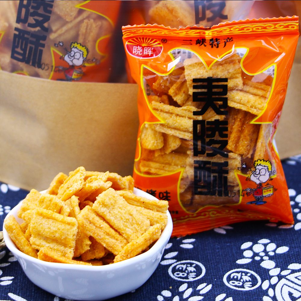 夷陵酥500g散装小包装麻辣锅巴宜昌三峡特产网红零食小吃玉米锅巴
