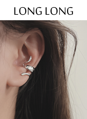 无痛蛇形耳骨夹耳环女小众设计个性简约时尚耳饰品高级感百搭潮酷