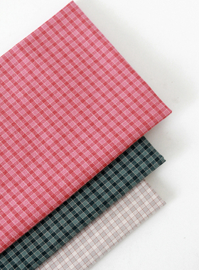 手工DIY棉布/韩国进口拼布布料/先染布 1/4码单位  200606-01