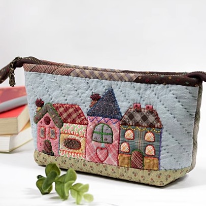 玫瑰拼布材料套包DIY材料包