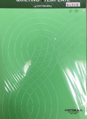 正品 日本进口金龟 COTTON BOLL 大绗缝模板 430110系类