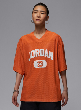 NIKE/耐克 女子速干透气运动橙色半袖T恤 HQ9223-805