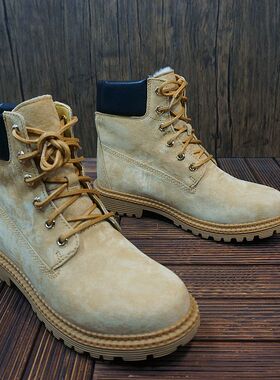 11-8 3-13冬季保暖真皮牛皮羊毛马丁靴情侣靴男女防滑百搭短筒靴