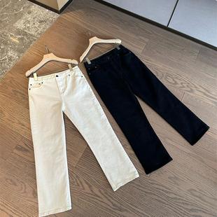 一条搭所有～row九分小直筒牛仔裤