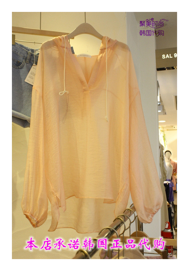 正品韩国代购女装新款SAL 9 BLUSHER 女时尚百搭长袖净版衬衫均码|msdalam kategori Butik wanita / wanita, shirt - dari Buy2taobao.com untuk memberikan perkhidmatan ejen Taobao profesional membeli