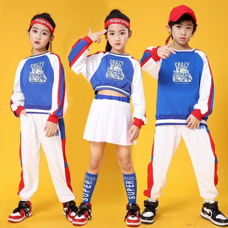 秋季儿童运动会开幕式演出服中小学生啦啦队服装幼儿园舞蹈表演服