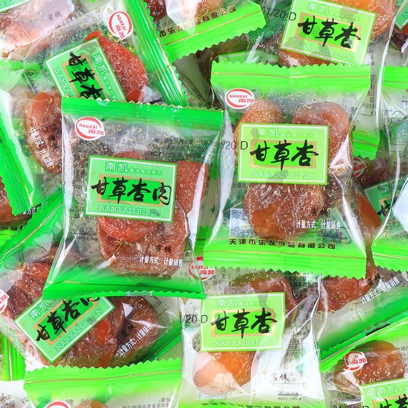 南凯甘草杏有核杏干杏条杏脯肉蜜饯独立包装果脯果干休闲零食图片