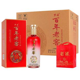 百年老窖酒52度500ml*6瓶浓香型白酒整箱礼盒