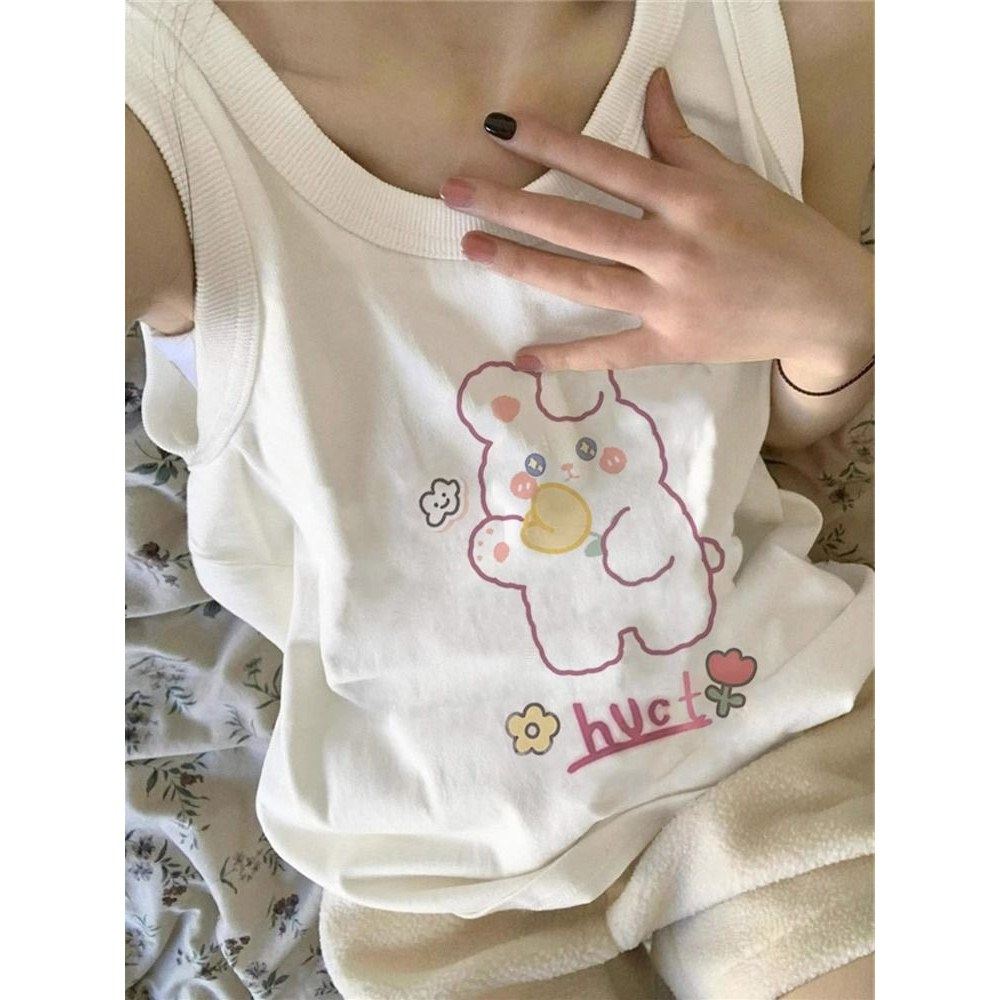 白色背心女2024新款内搭独特别致小吊带夏季无袖t恤上衣小清新ins,女装/女士精品,背心吊带,淘宝优惠券,粉丝福利购,淘宝优惠卷