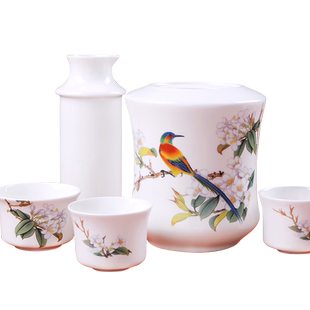 约1两白酒酒杯温酒壶增配酒杯 半斤温酒器搭配约2两黄酒酒杯 清酒