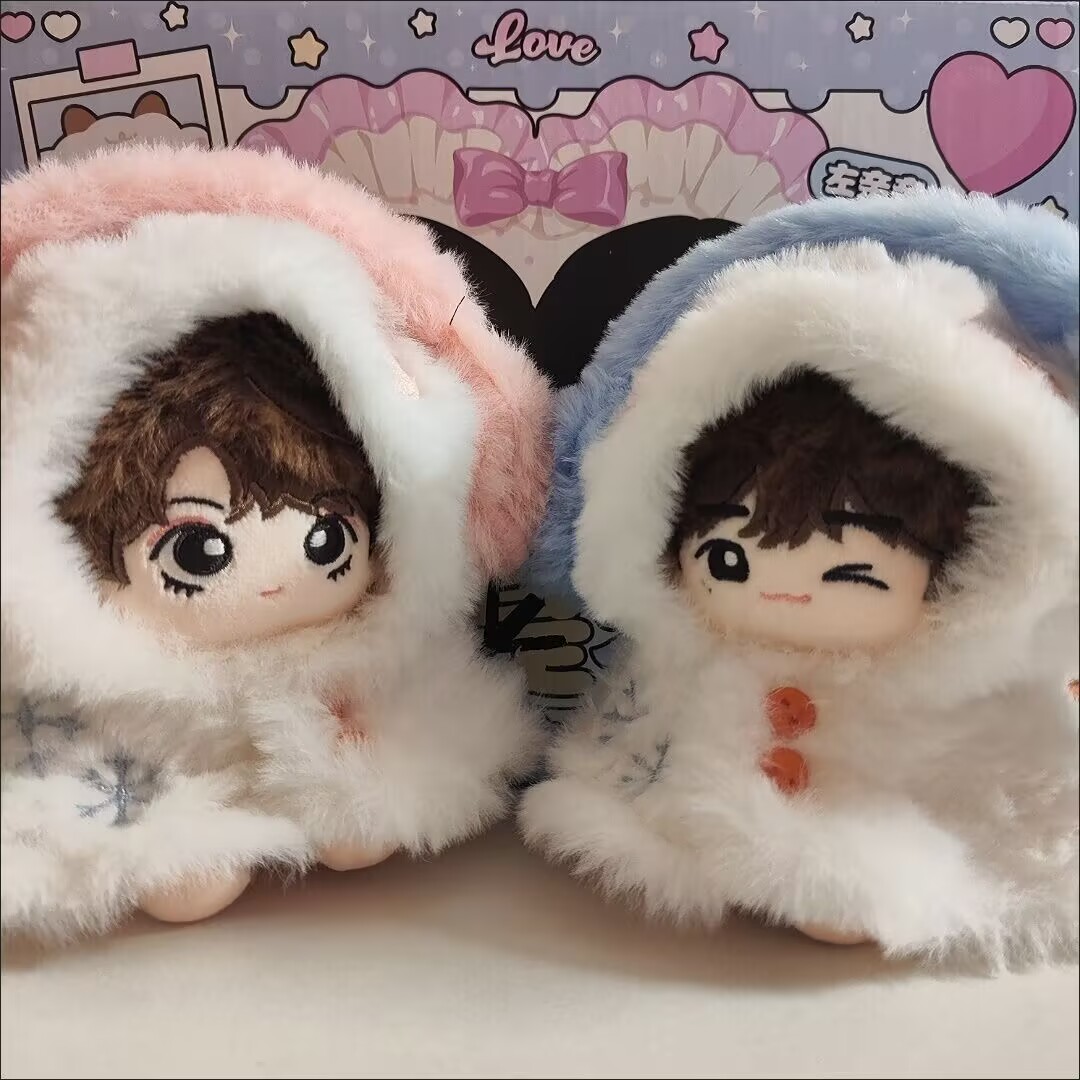 10cm20cm布娃娃衣冬日雪棉花娃娃/毛绒玩具娃