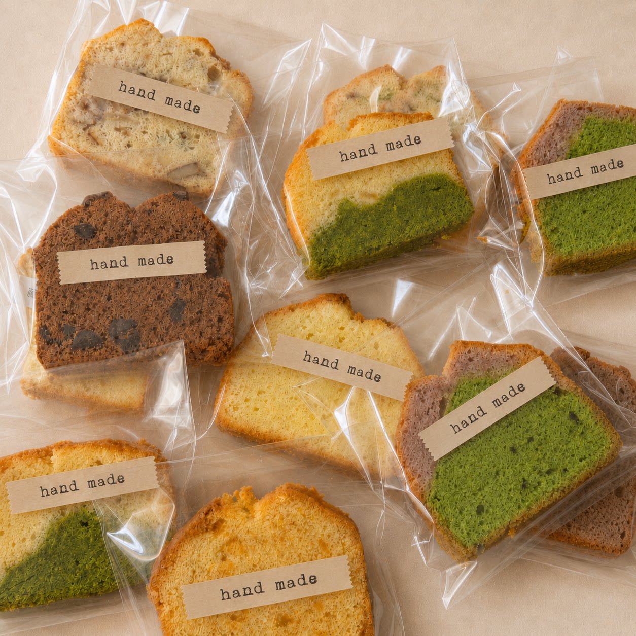 单片磅蛋糕透明独立专用包装袋加厚自粘袋可密封食品级