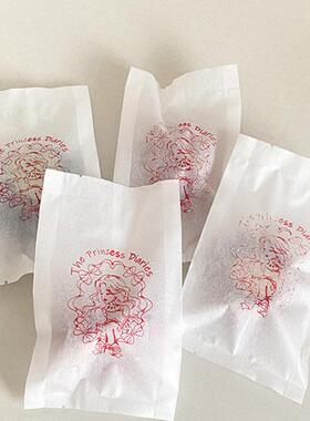 冷藏冰面包司康饼干法式包装袋白色棉纸覆膜烘焙防油食品级纸袋