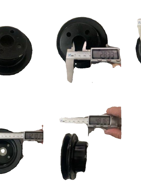 进口柴油叉车发动机大修配件 小松 洋马 4D94LE水泵皮带盘110外径