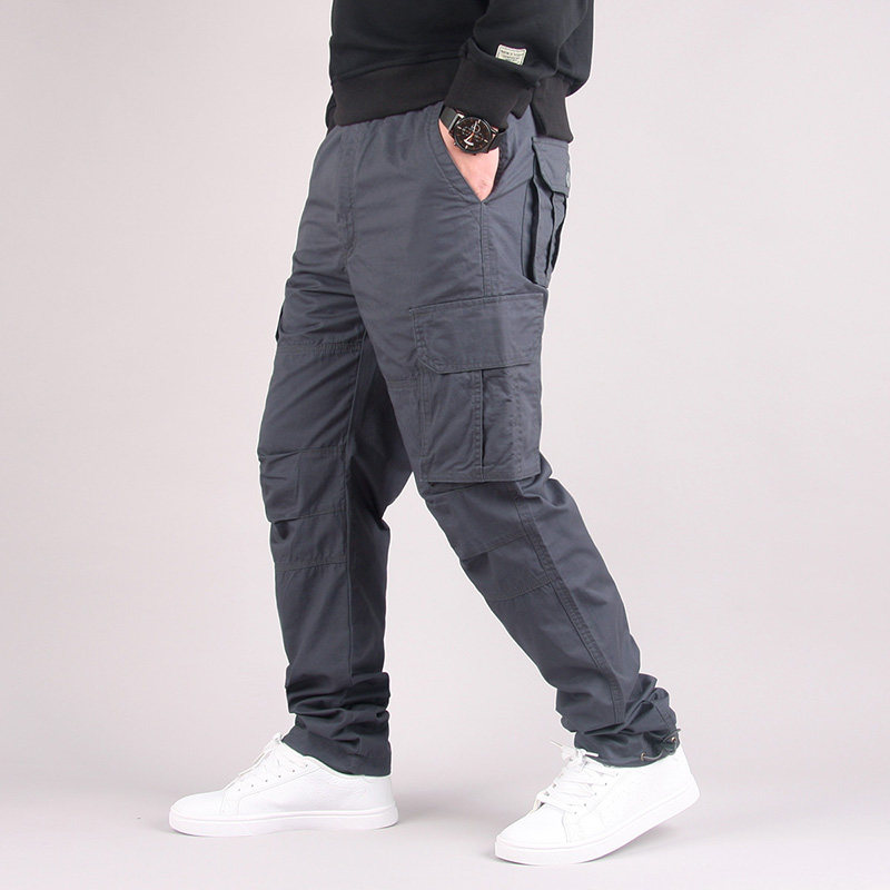 夏季薄款原创设计纯棉休闲裤户外工装裤男夏天裤子宽松长裤子流行