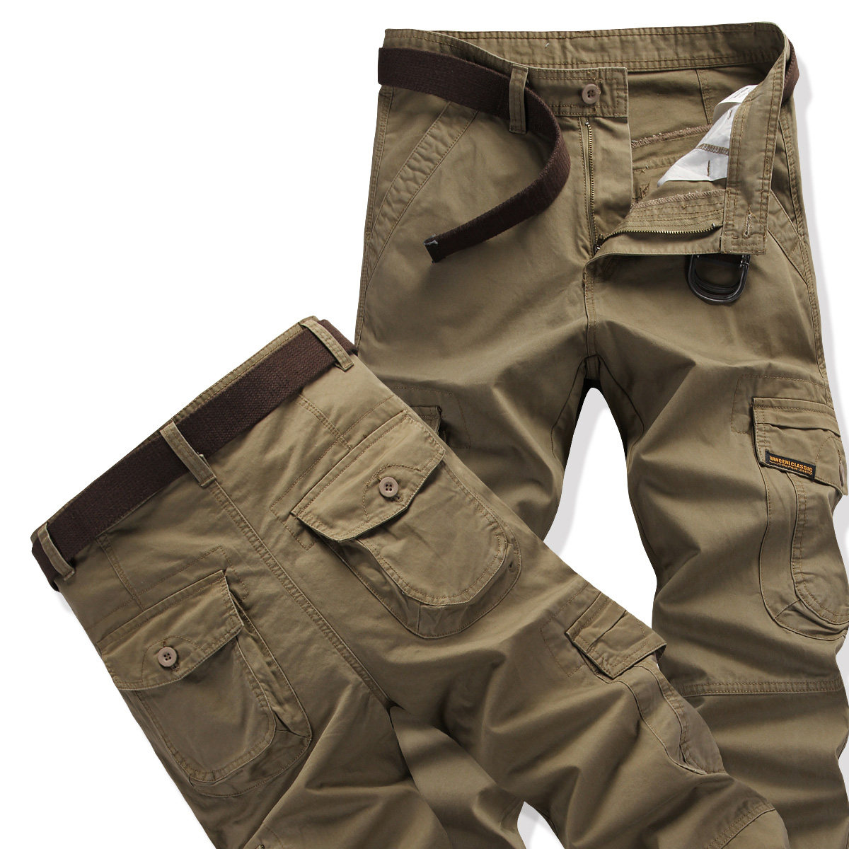 淘友男装 秋季上新工装裤男长裤纯棉直筒宽松多袋休闲裤男春男裤,男装,休闲裤,淘宝优惠券,粉丝福利购,淘宝优惠卷