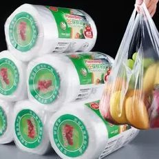 一次性厨房包装 加厚保鲜袋食品级家用塑料袋背心式 袋大小号食品袋