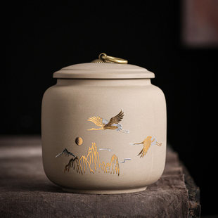 宠物骨灰罐 猫咪狗狗骨灰盒 去世火化家放土葬大中小号陶瓷密封坛