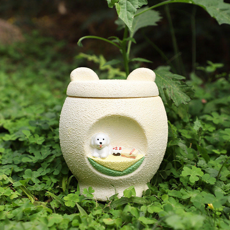 永恒之栖猫咪狗狗骨灰盒 环保树脂毛发纪念收纳坛 宠物火化殡葬,商业/办公家具,骨灰盒,淘宝优惠券,粉丝福利购,淘宝优惠卷