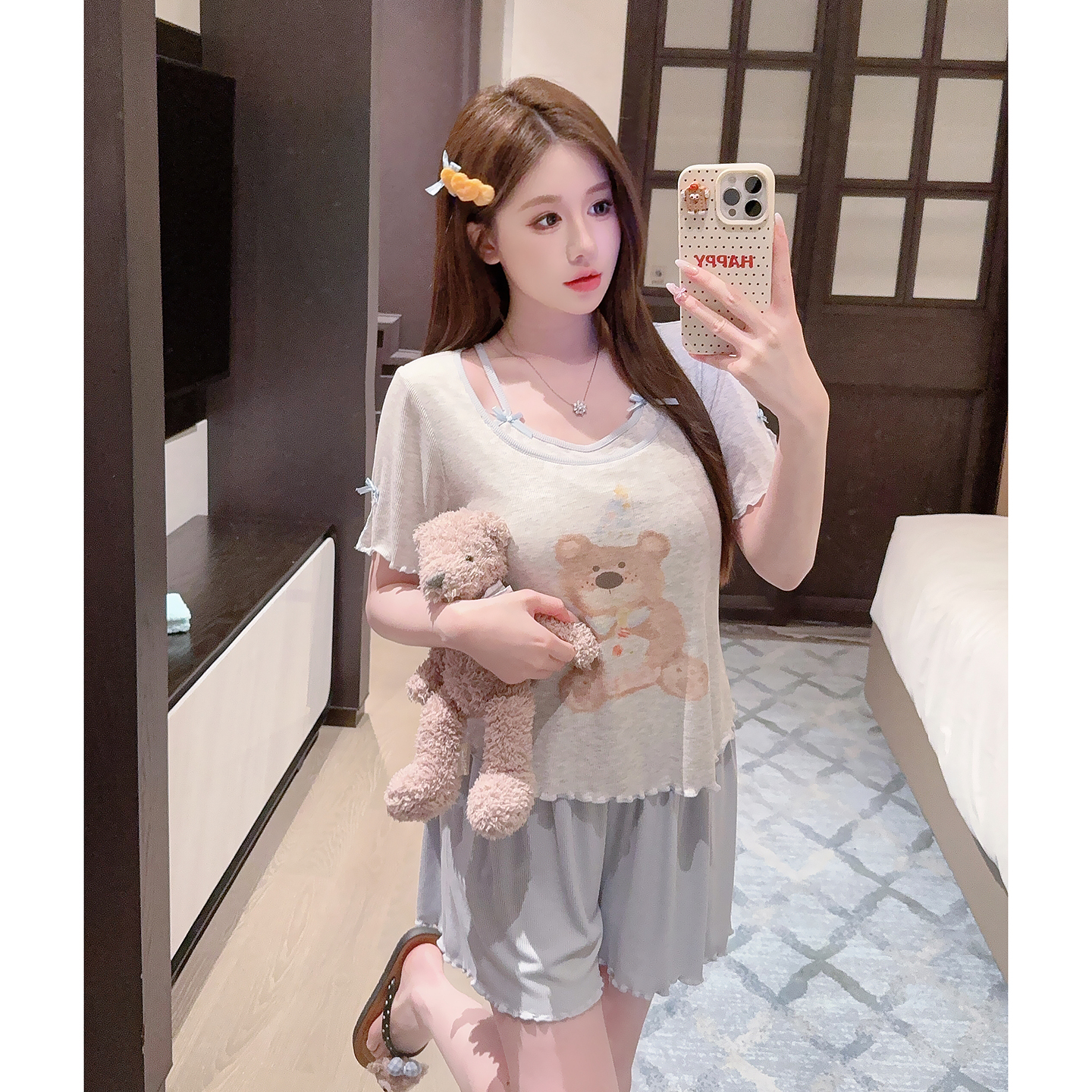 少女感三件套睡衣套装