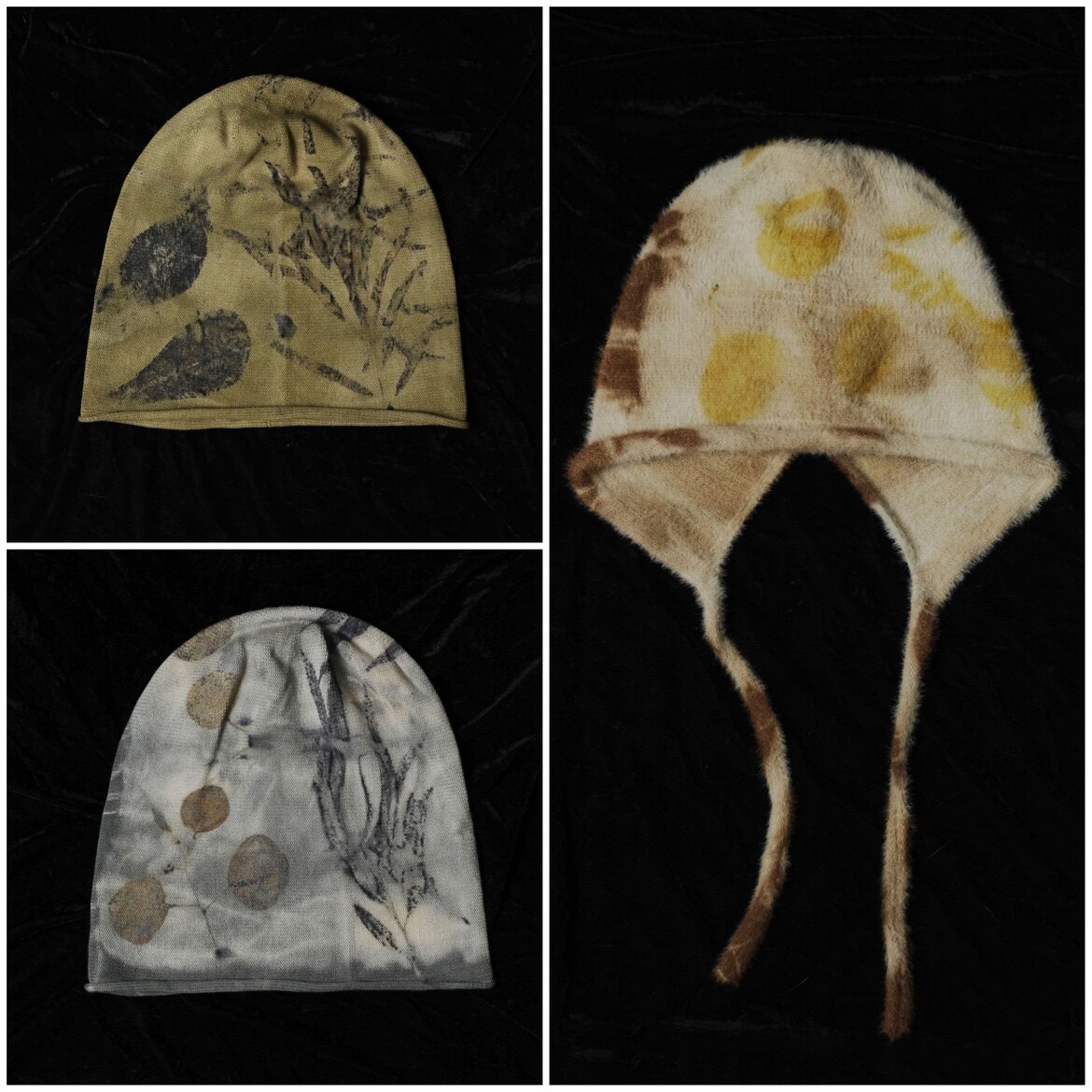 植物染复古堆堆帽春秋毛绒小众设计手工制作冷帽护耳马海毛针织帽,服饰配件/皮带/帽子/围巾,帽子,淘宝优惠券,粉丝福利购,淘宝优惠卷