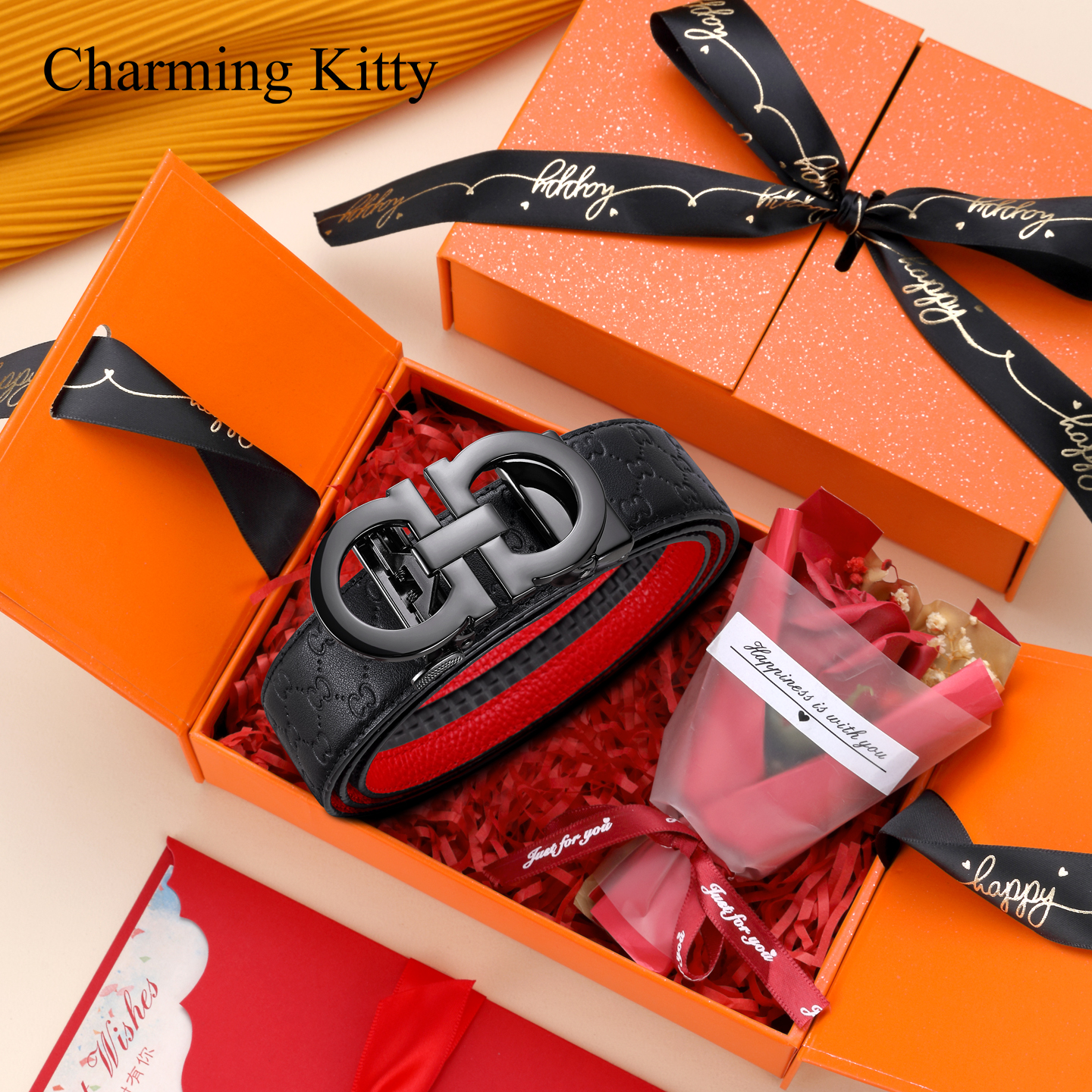 男士真皮皮带套装2025新款