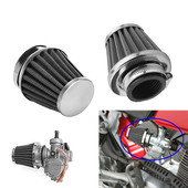 摩托车改装 大流量滤芯 空滤蘑菇头空气滤清器通用冬菇头鬼火福喜