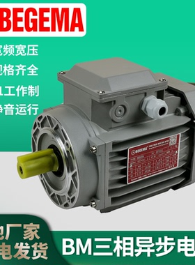 宝戈玛BM90S4YS90L-4-1.5KW三相高效交流电机380V50HZ1400rpm包邮