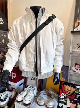 GATL教练飞行夹克棉服男款冬季夹棉保暖棉衣cleanfit短款立领外套