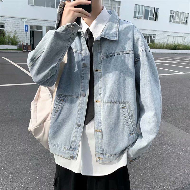 美式水洗韩版潮流褂子休闲夹克