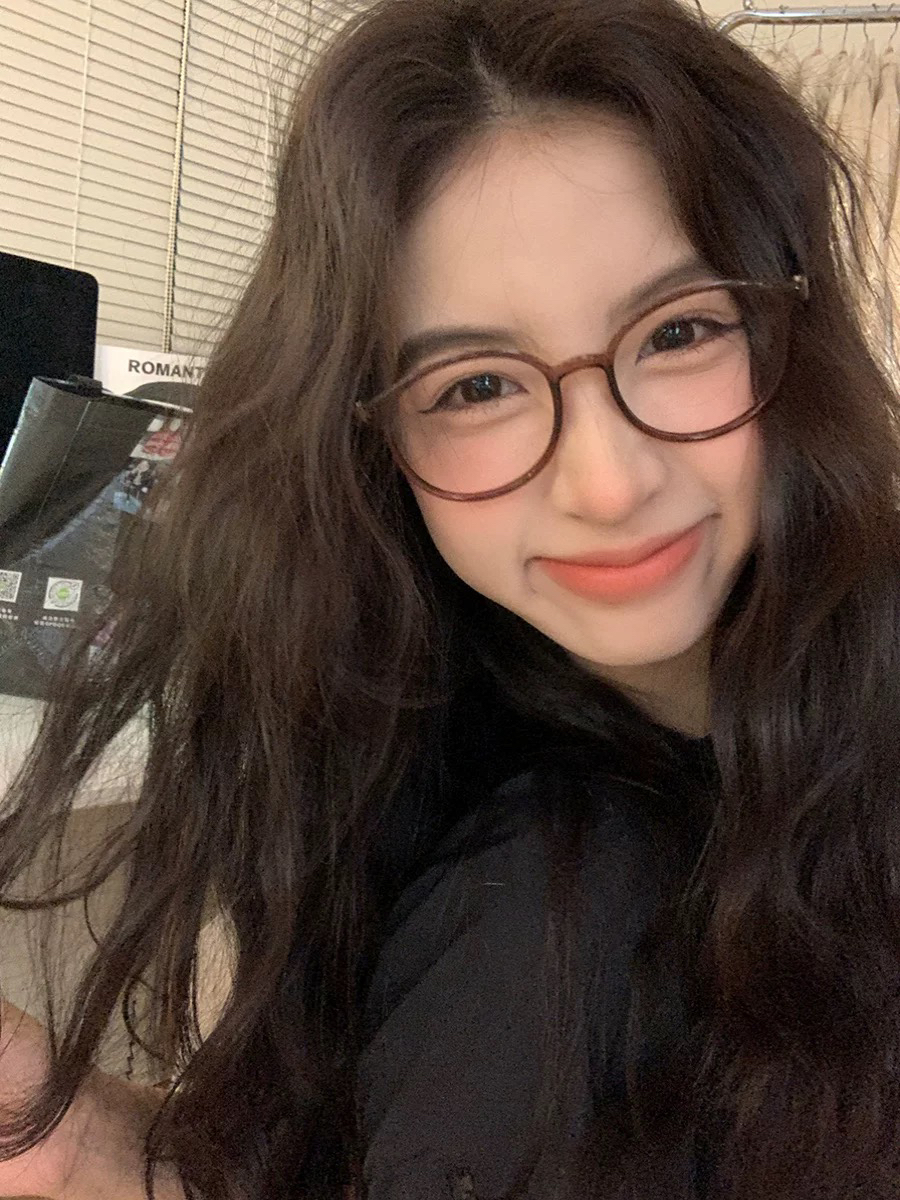 少女CEO超轻冷茶色眼镜女素颜神器小脸圆框装饰眼睛框镜架